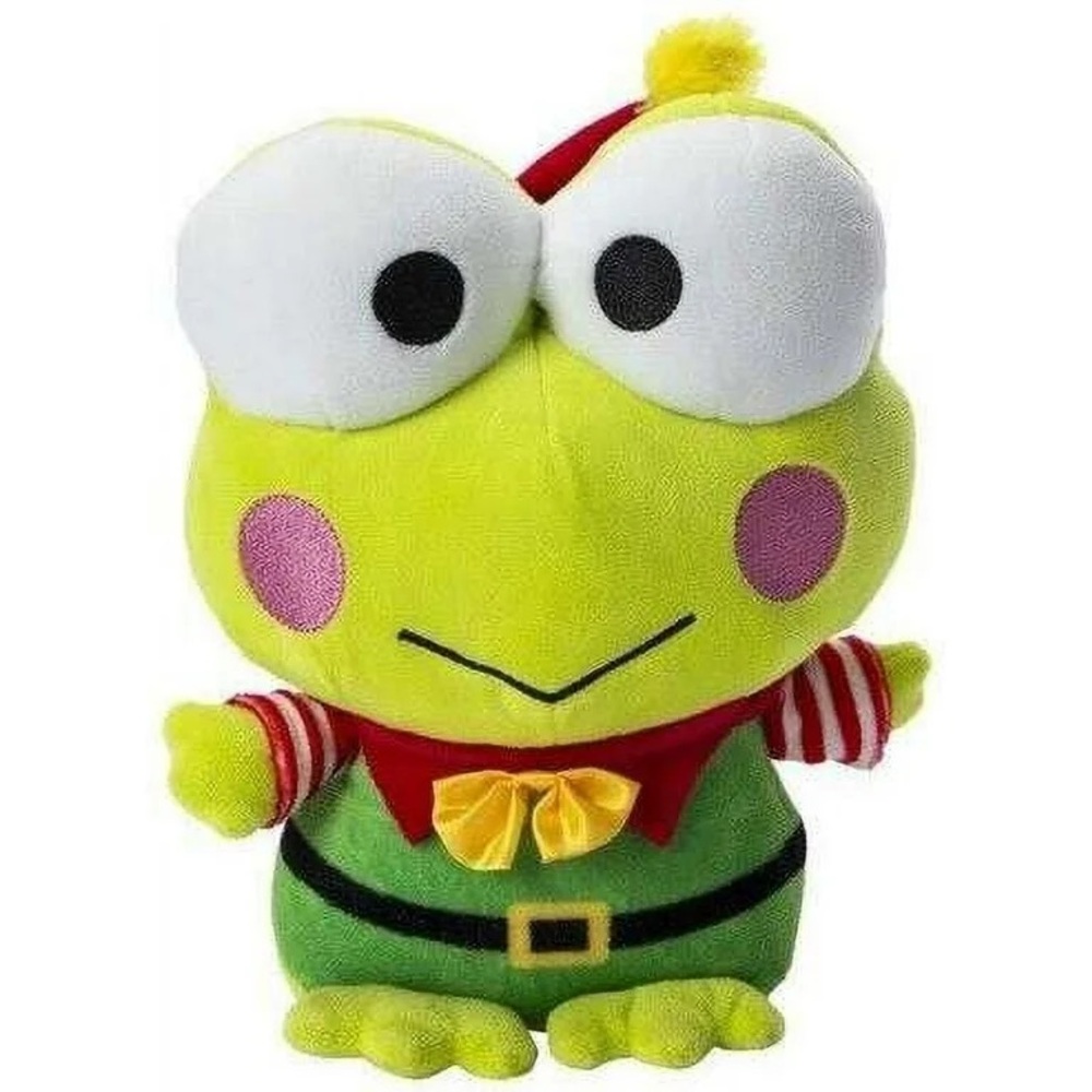 Sanrio Keroppi Holiday Elf Plush Toy NWOT